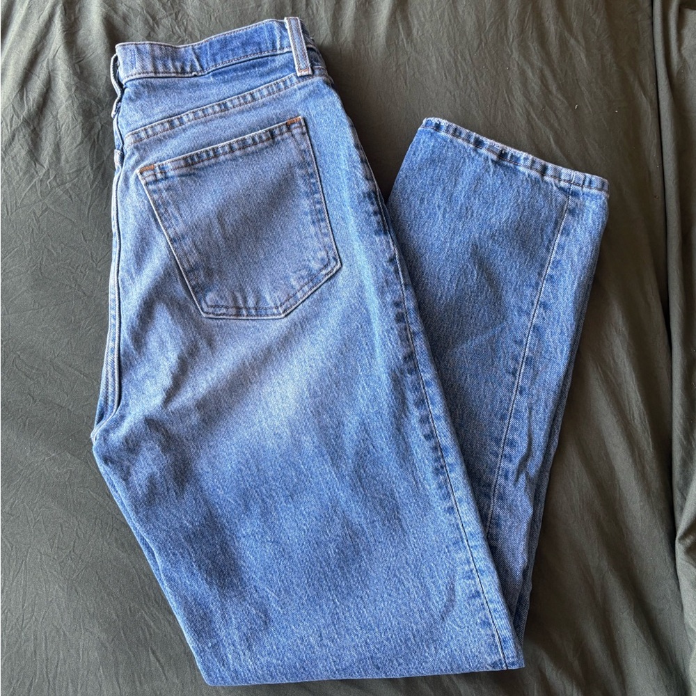 Abercrombie 90s Straight Ultra High Rise Denim Jeans